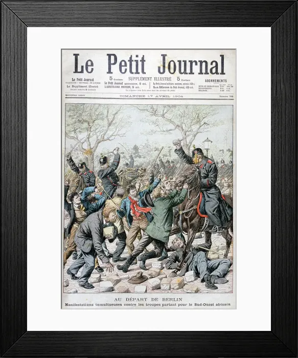 Framed Print : The departure from Berlin, 1904 Framed Print : The departure from Berlin, 1904