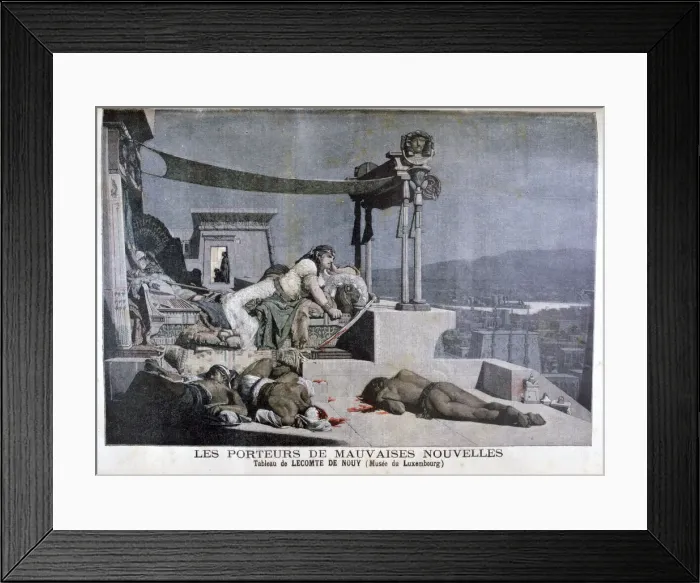 Framed Print : Bringers of Bad News, 1904 Framed Print : Bringers of Bad News, 1904