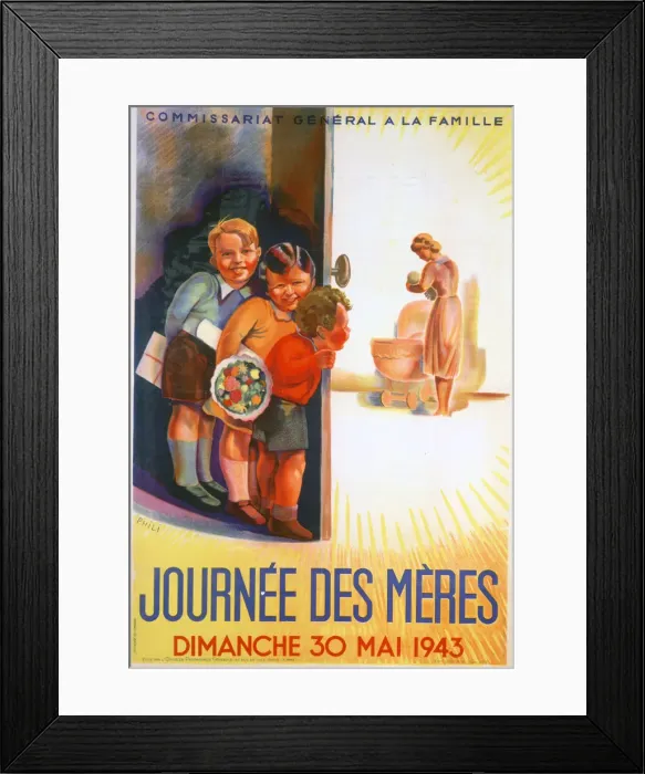 Framed Print : Mothers Day, Sunday 30th May 1943, 1943. Artist: Phili Framed Print : Mothers Day, Sunday 30th May 1943, 1943. Artist: Phili