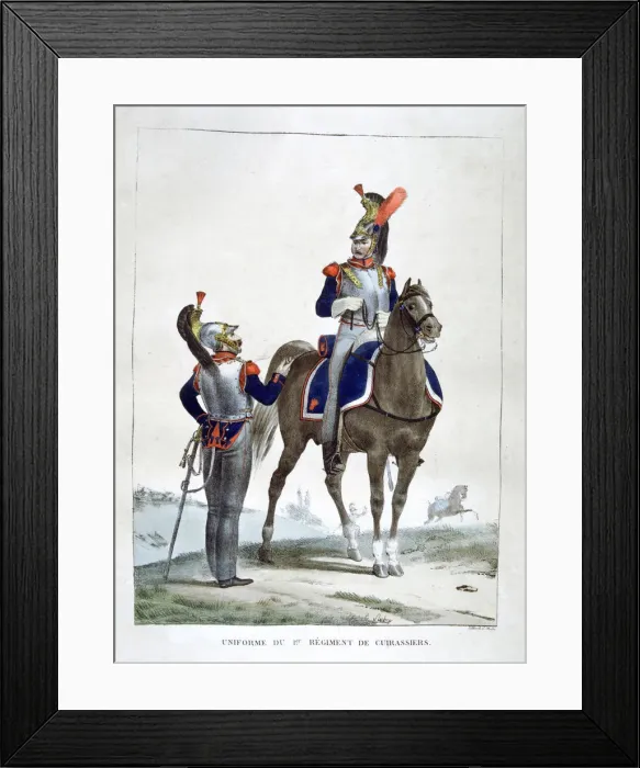 Framed Print : Uniform of the 1st Regiment of Chasseurs, France, 1823. Artist: Charles Etienne Pierre Motte Framed Print : Uniform of the 1st Regiment of Chasseurs, France, 1823. Artist: Charles Etienne Pierre Motte