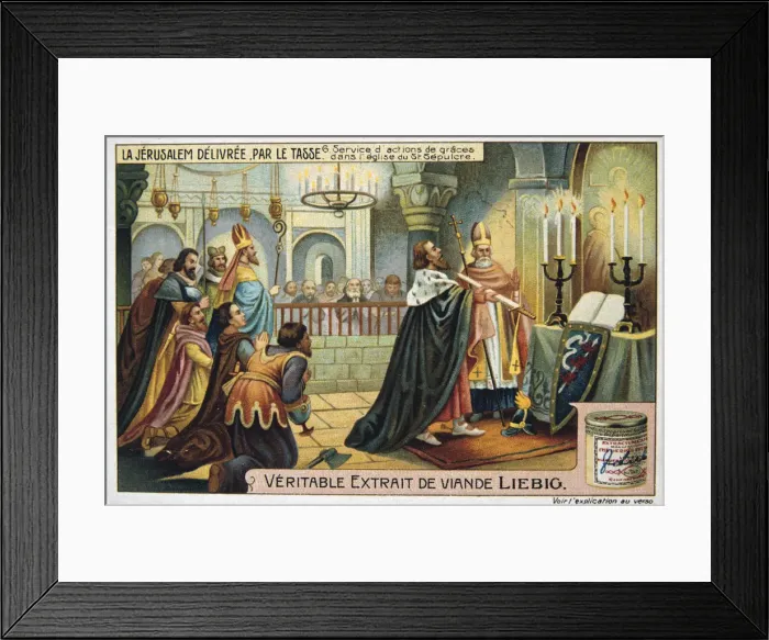 Framed Print : La Jerusalem deliveree par le Tasse, Thanksgiving service in the Church of the Holy Sepulchre Framed Print : La Jerusalem deliveree par le Tasse, Thanksgiving service in the Church of the Holy Sepulchre