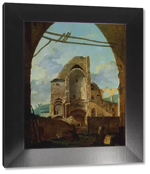 The Demolition of the Abbey of Montmartre, c1740-1800. Artist: Louis Gabriel Moreau