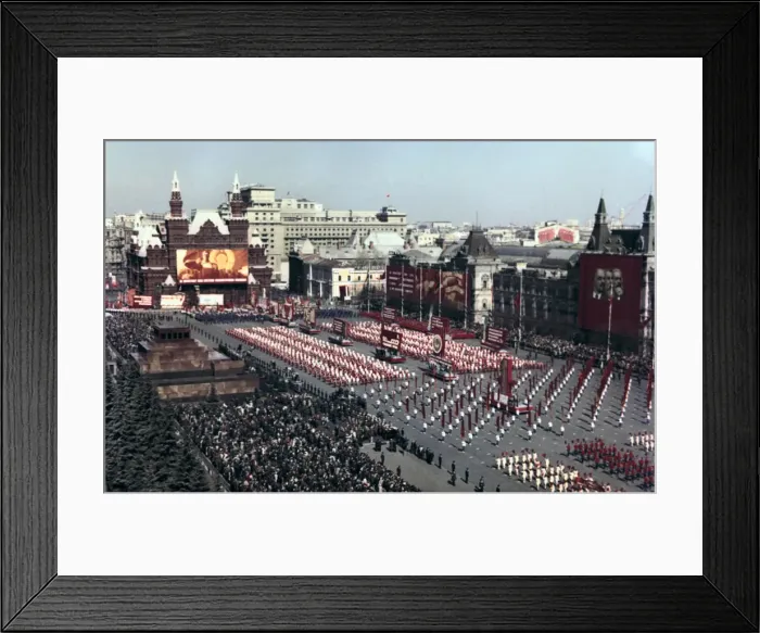 Framed Print : Sports Parade, Red Square, Moscow, 1972 Framed Print : Sports Parade, Red Square, Moscow, 1972