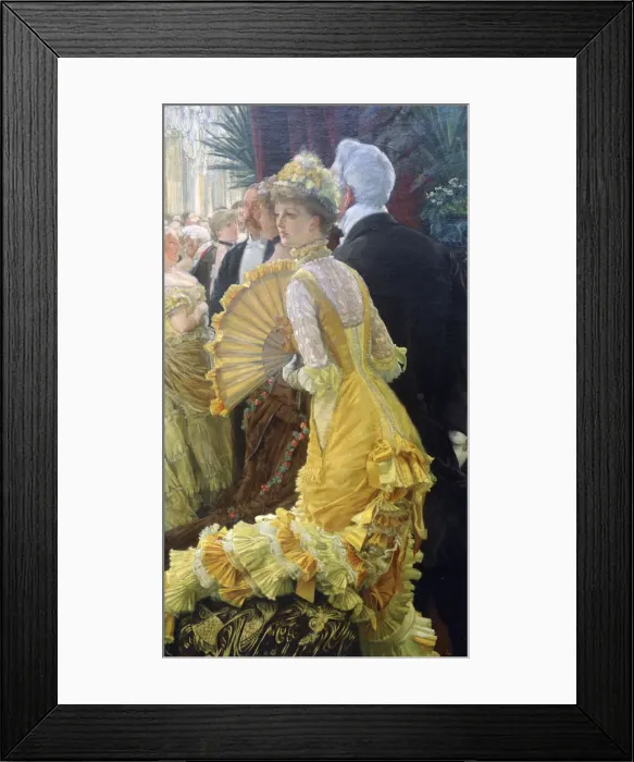Framed Print : The Ball, c1878. Artist: James Tissot Framed Print : The Ball, c1878. Artist: James Tissot