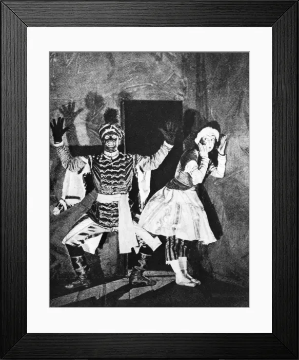 Framed Print : Vaslav Nijinsky, Russian ballet dancer, in Petrushka, Paris, 1912, (1930) Framed Print : Vaslav Nijinsky, Russian ballet dancer, in Petrushka, Paris, 1912, (1930)