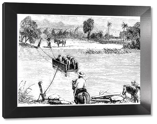 Crossing the Isabella, Santo Domingo, 1873