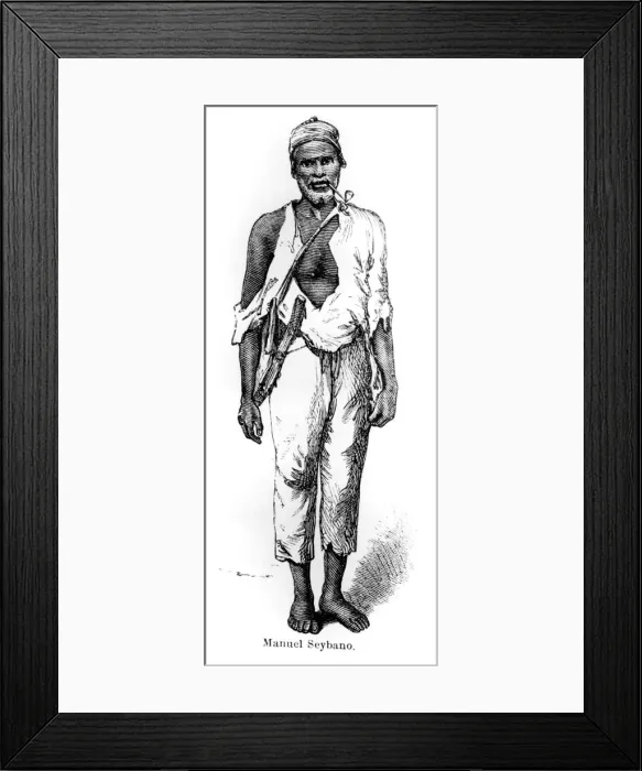 Framed Print : Manuel Seybano, Santo Domingo, 1873 Framed Print : Manuel Seybano, Santo Domingo, 1873