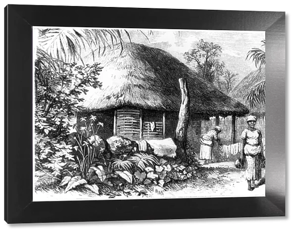 Native habitation, Santo Domingo, 1873
