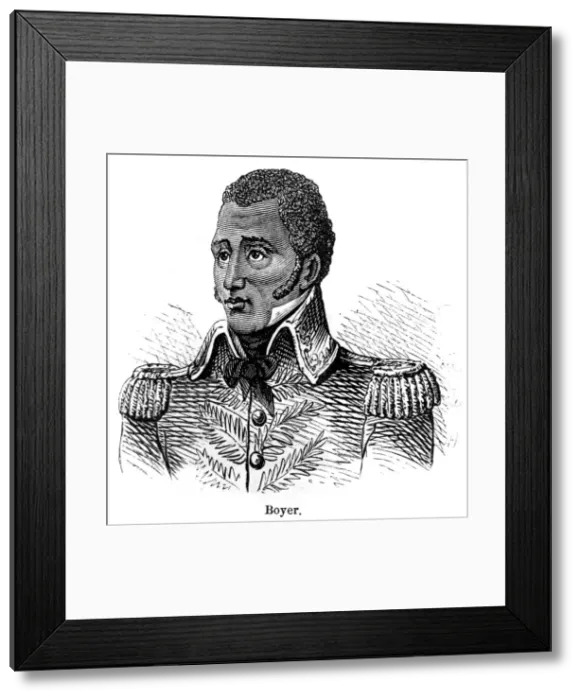 Framed Print : Jean Pierre Boyer, Haitian soldier and President of Haiti, 1873 Framed Print : Jean Pierre Boyer, Haitian soldier and President of Haiti, 1873