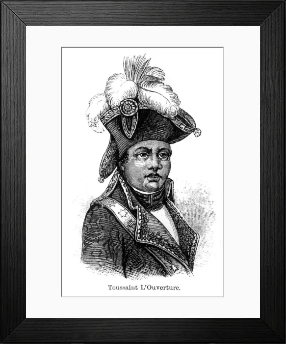 Framed Print : Toussaint Louverture, Haitian Revolutionary leader, (1873) Framed Print : Toussaint Louverture, Haitian Revolutionary leader, (1873)