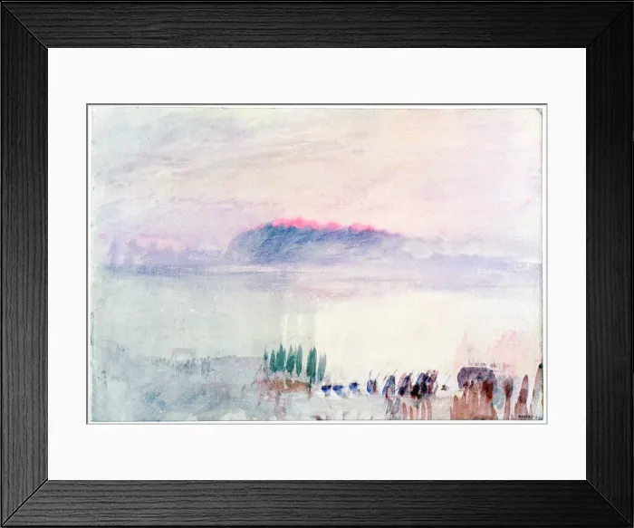 Framed Print : Funeral at Lausanne, 1841. Artist: JMW Turner Framed Print : Funeral at Lausanne, 1841. Artist: JMW Turner
