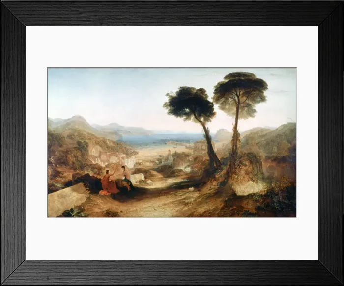 Framed Print : The Bay of Baiae, with Apollo and the Sibyl, c1823. Artist: JMW Turner Framed Print : The Bay of Baiae, with Apollo and the Sibyl, c1823. Artist: JMW Turner