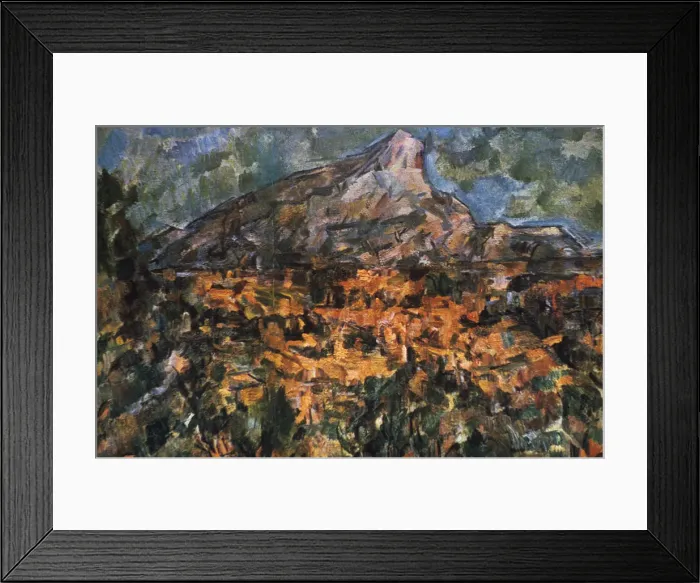 Framed Print : Mont Sainte Victoire, 1904. Artist: Paul Cezanne Framed Print : Mont Sainte Victoire, 1904. Artist: Paul Cezanne