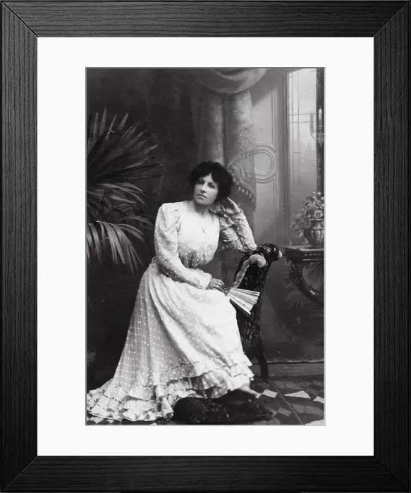 Framed Print : Portrait of Antonina Dronk, c1900-c1908 Framed Print : Portrait of Antonina Dronk, c1900-c1908