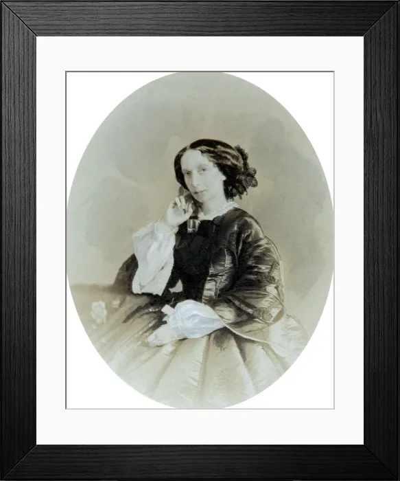 Framed Print : Empress Maria Alexandrovna of Russia, late 1850s. Artist: Andrei Deniere Framed Print : Empress Maria Alexandrovna of Russia, late 1850s. Artist: Andrei Deniere