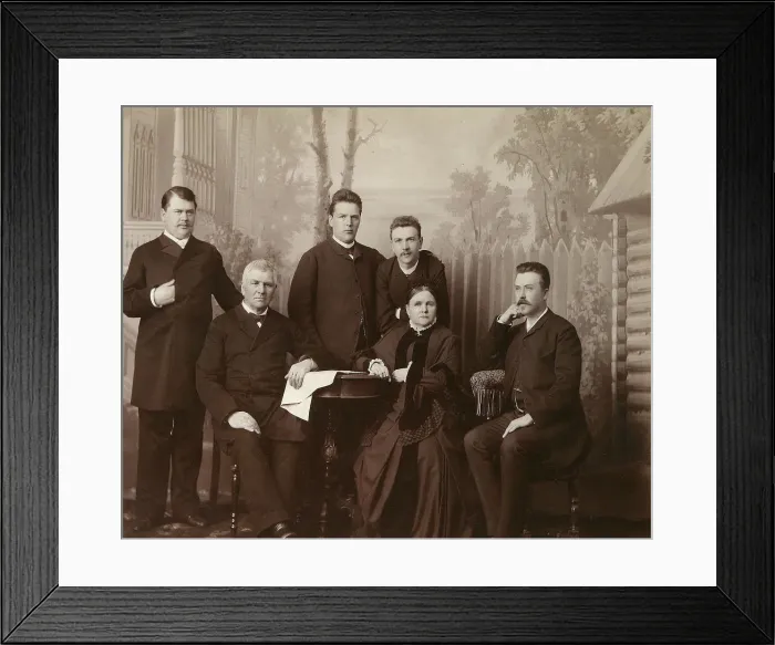 Framed Print : Portrait of the family of Sophia Perovskaya, 1860s Framed Print : Portrait of the family of Sophia Perovskaya, 1860s