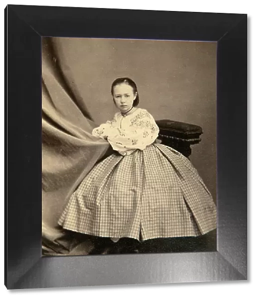 Childhood portrait of Sophia Perovskaya, 1860s