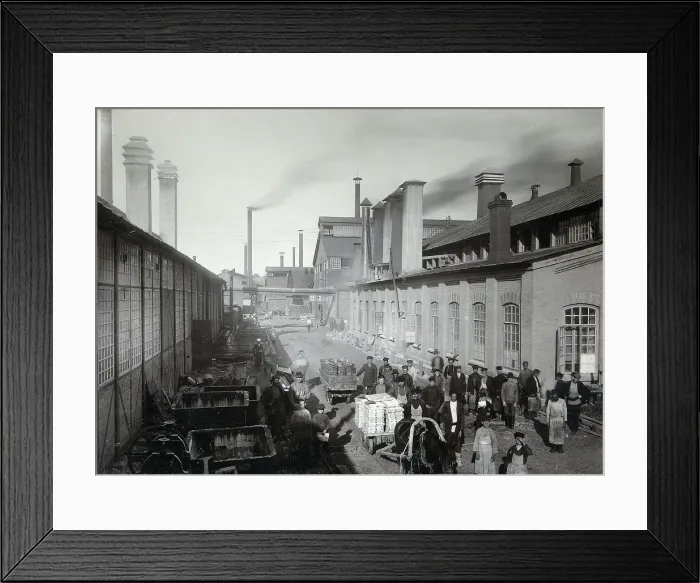 Framed Print : Lysva iron foundry, Russia, 1900s Framed Print : Lysva iron foundry, Russia, 1900s