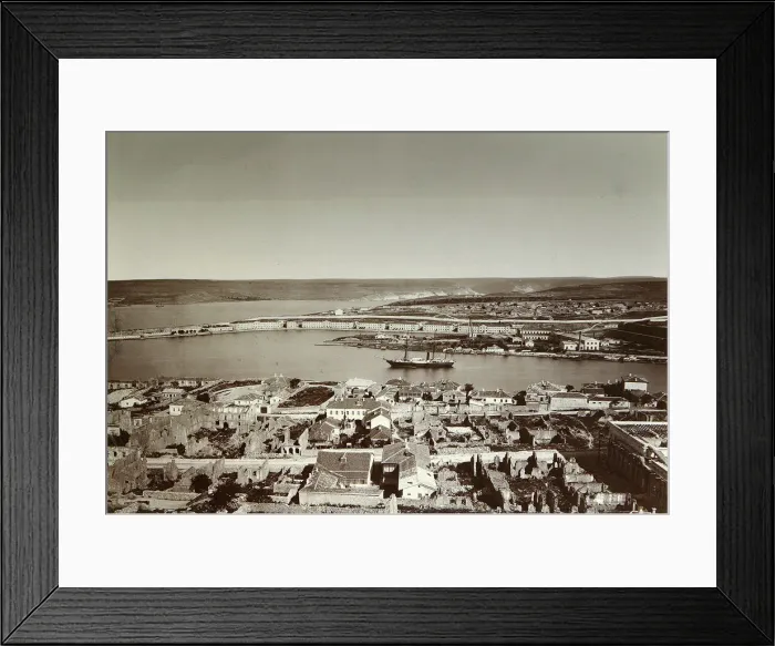 Framed Print : The South Bay and Cape Paul, Sevastopol, Crimea, 1850s Framed Print : The South Bay and Cape Paul, Sevastopol, Crimea, 1850s