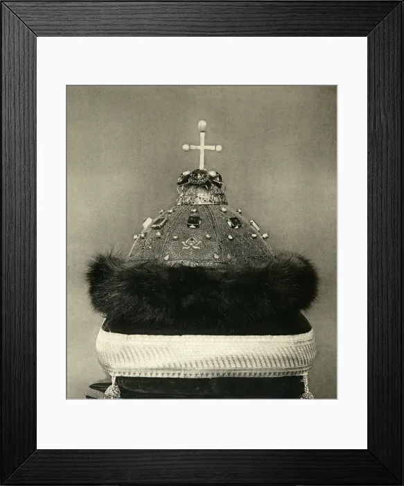 Framed Print : The Monomakhs Cap, before 1884. Artist: Scherer Nabholz & Co Framed Print : The Monomakhs Cap, before 1884. Artist: Scherer Nabholz & Co