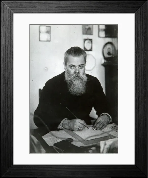 Framed Print : Boris Modzalevsky, Russian philologist, early 20th century Framed Print : Boris Modzalevsky, Russian philologist, early 20th century