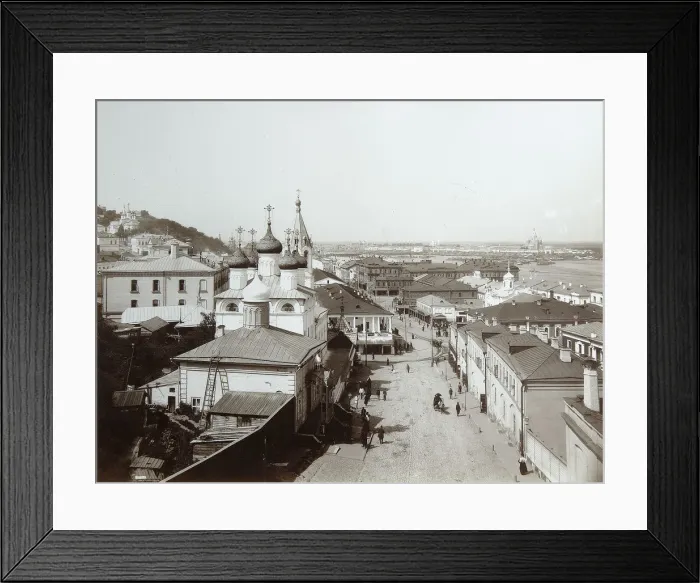 Framed Print : The Church of the Nativity of John the Precursor, Nizhny Novgorod, Russia, 1896. Artist: Maxim Dmitriev Framed Print : The Church of the Nativity of John the Precursor, Nizhny Novgorod, Russia, 1896. Artist: Maxim Dmitriev