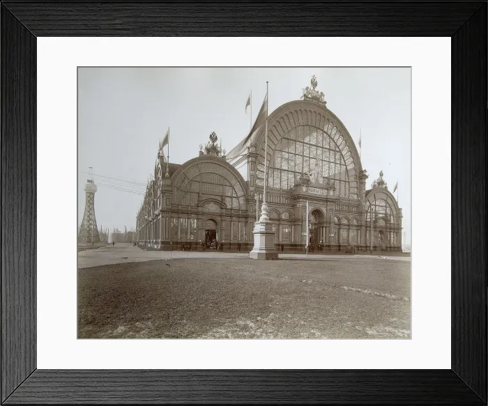 Framed Print : Machines corner, the All-Russia Exhibition, Nizhny Novgorod, Russia, 1896. Artist: Maxim Dmitriev Framed Print : Machines corner, the All-Russia Exhibition, Nizhny Novgorod, Russia, 1896. Artist: Maxim Dmitriev