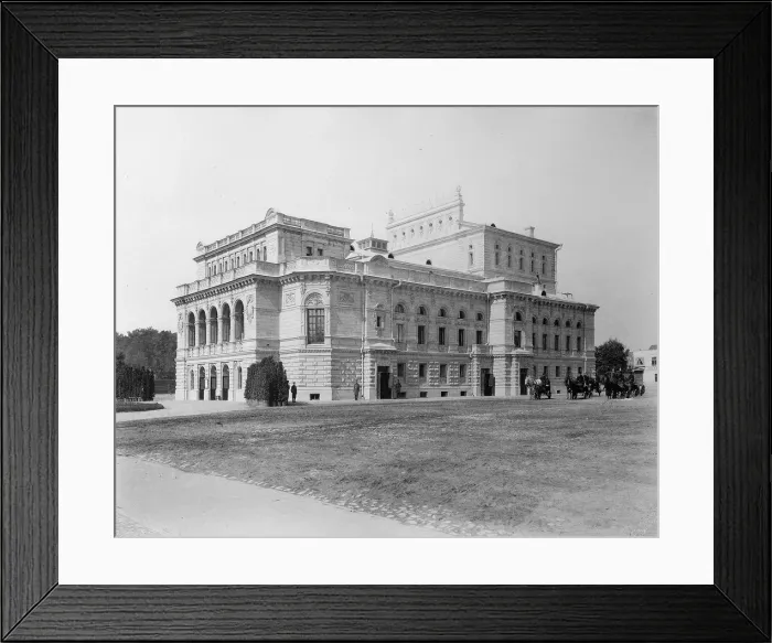 Framed Print : City Theatre, Nizhny Novgorod, Russia, 1896. Artist: Maxim Dmitriev Framed Print : City Theatre, Nizhny Novgorod, Russia, 1896. Artist: Maxim Dmitriev
