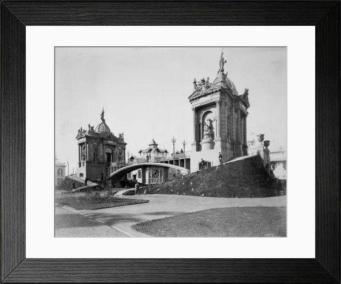 Framed Print : Concrete bridge, the All-Russia Exhibition, Nizhny Novgorod, Russia, 1896. Artist: Maxim Dmitriev Framed Print : Concrete bridge, the All-Russia Exhibition, Nizhny Novgorod, Russia, 1896. Artist: Maxim Dmitriev