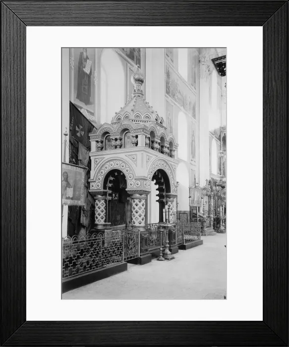 Framed Print : Minins Tomb in the Saviour Cathedral in the Nizhny Novgorod Kremlin, Russia, 1896. Artist: Maxim Dmitriev Framed Print : Minins Tomb in the Saviour Cathedral in the Nizhny Novgorod Kremlin, Russia, 1896. Artist: Maxim Dmitriev