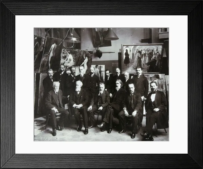Framed Print : Professors of the Russian Academy of Arts, 1913 Framed Print : Professors of the Russian Academy of Arts, 1913