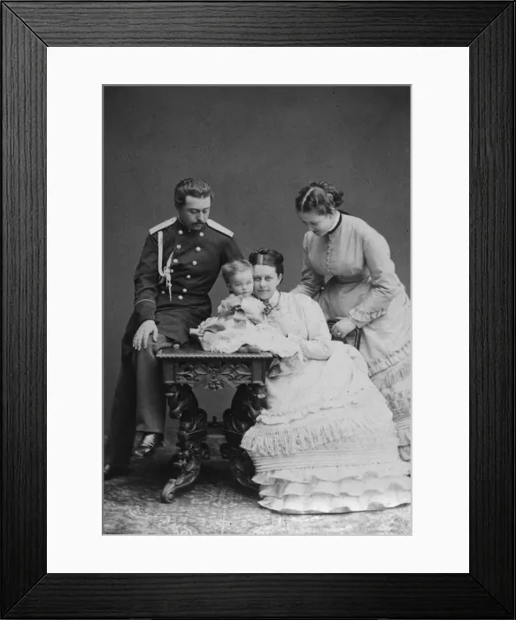 Framed Print : Count Sergei Sheremetev and Countess Ekaterina Sheremeteva and family, 1870s Framed Print : Count Sergei Sheremetev and Countess Ekaterina Sheremeteva and family, 1870s