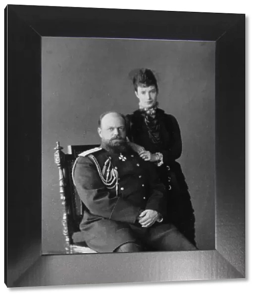 Tsar Alexander III and Tsarina Maria Fyodorovna of Russia, 1880s