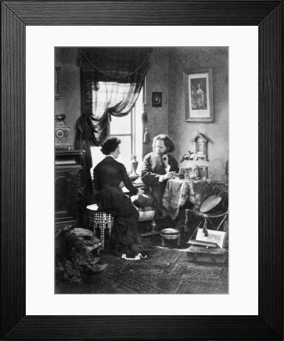 Framed Print : Composition, 1880s. Artist: Andrei Osipovich Karelin Framed Print : Composition, 1880s. Artist: Andrei Osipovich Karelin