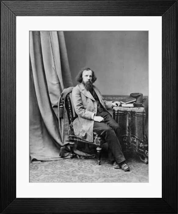 Framed Print : Dmitri Mendeleev, Russian chemist, c1880-c1882. Artist: Andrei Osipovich Karelin Framed Print : Dmitri Mendeleev, Russian chemist, c1880-c1882. Artist: Andrei Osipovich Karelin