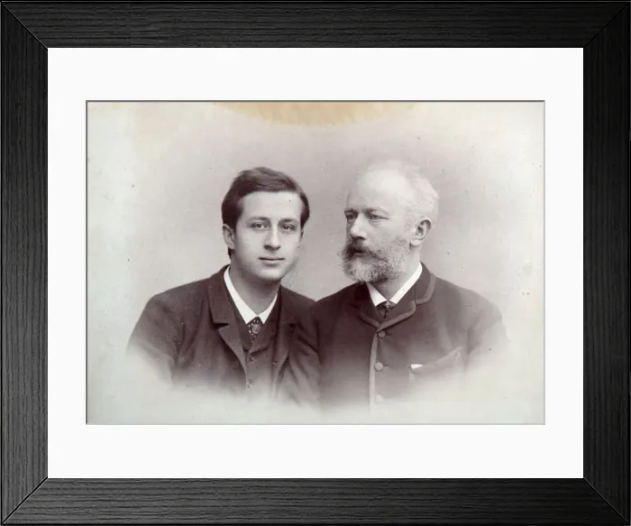 Framed Print : Alexander Siloti, Russian pianist and conductor, and Peter Tchaikovsky, Russian composer, 1888 Framed Print : Alexander Siloti, Russian pianist and conductor, and Peter Tchaikovsky, Russian composer, 1888