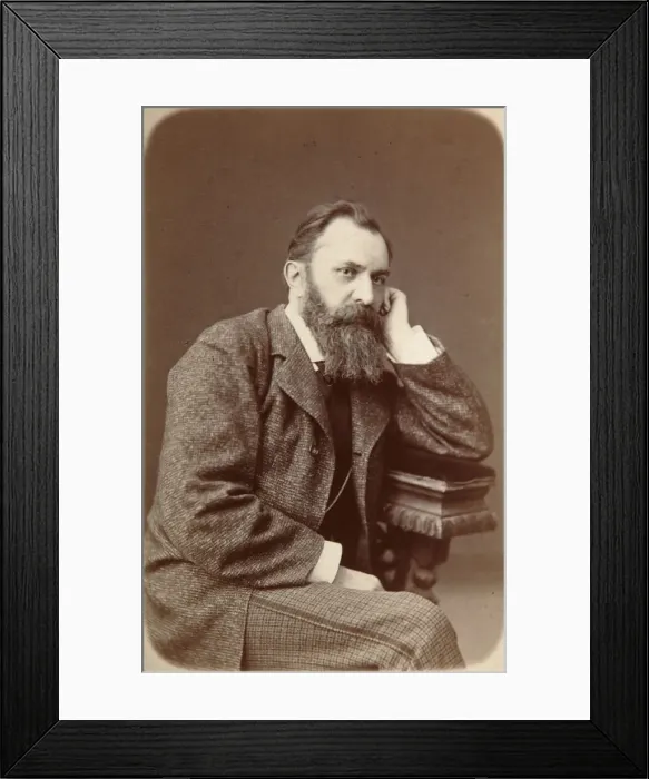 Framed Print : Vasily Perov, Russian artist, 1880 Framed Print : Vasily Perov, Russian artist, 1880