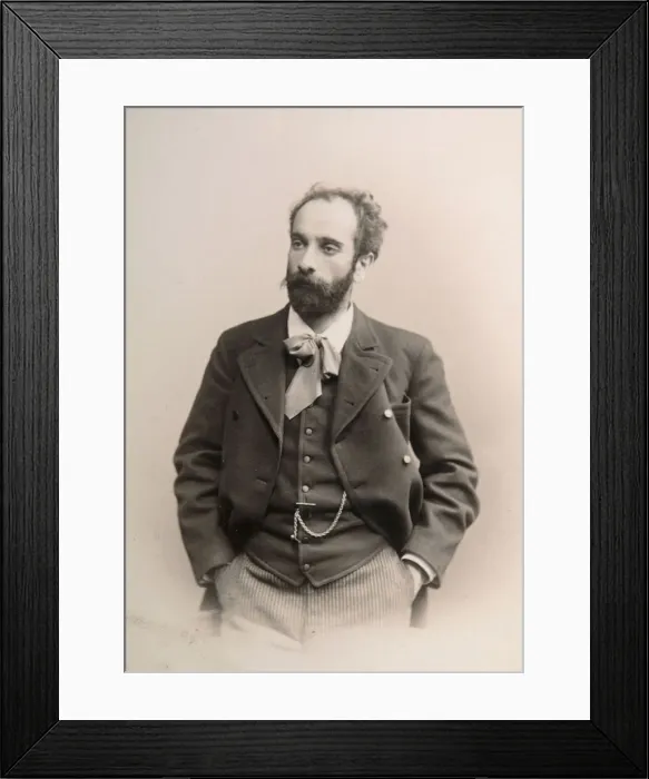 Framed Print : Isaak Levitan, Russian artist, c1880s-c1890s Framed Print : Isaak Levitan, Russian artist, c1880s-c1890s
