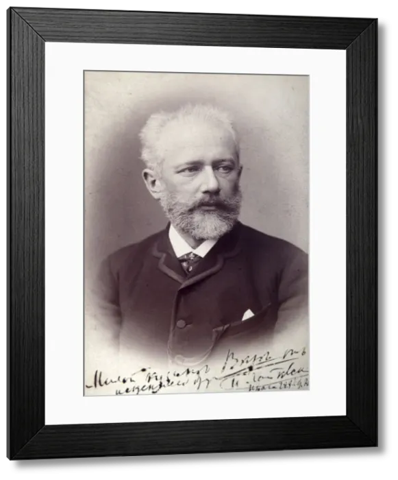 Framed Print : Peter Tchaikovsky, Russian composer, 1888 Framed Print : Peter Tchaikovsky, Russian composer, 1888