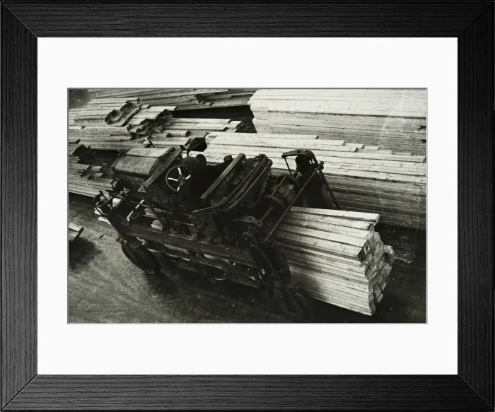 Framed Print : In a woodworking factory, Russia, 1950s