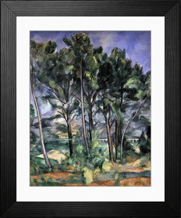 Framed Print : The Aqueduct, 1898-1900. Artist: Paul Cezanne Framed Print : The Aqueduct, 1898-1900. Artist: Paul Cezanne
