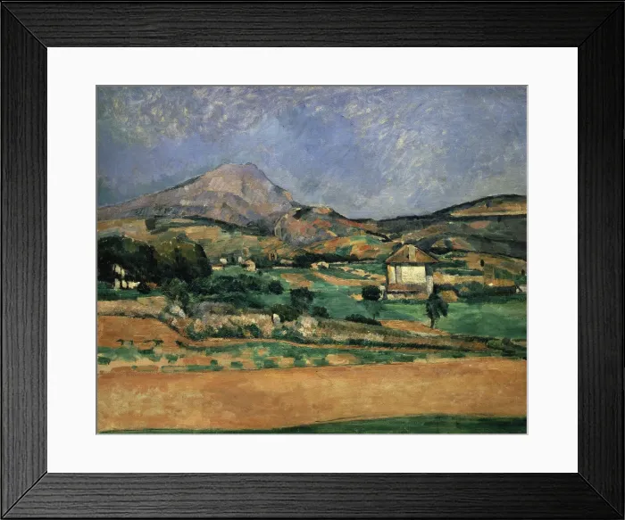 Framed Print : The Plain of the Mont Sainte-Victoire, 1882-1885. Artist: Paul Cezanne Framed Print : The Plain of the Mont Sainte-Victoire, 1882-1885. Artist: Paul Cezanne