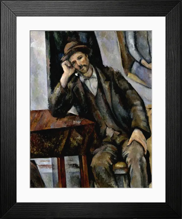 Framed Print : A Smoker, 1890-1892. Artist: Paul Cezanne Framed Print : A Smoker, 1890-1892. Artist: Paul Cezanne