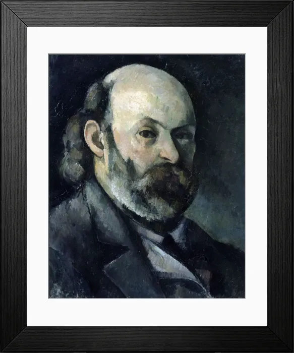 Framed Print : Self-portrait, 1882-1885. Artist: Paul Cezanne Framed Print : Self-portrait, 1882-1885. Artist: Paul Cezanne