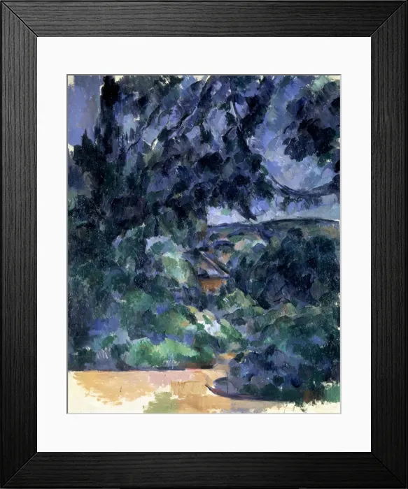 Framed Print : Blue Landscape, c1903. Artist: Paul Cezanne Framed Print : Blue Landscape, c1903. Artist: Paul Cezanne