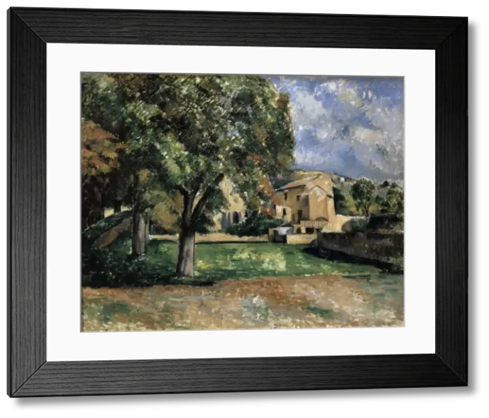Framed Print : Trees in a Park, Jas de Bouffan, 1885-1887. Artist: Paul Cezanne Framed Print : Trees in a Park, Jas de Bouffan, 1885-1887. Artist: Paul Cezanne