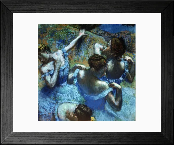Framed Print : Dancers in Blue, c1898. Artist: Edgar Degas Framed Print : Dancers in Blue, c1898. Artist: Edgar Degas