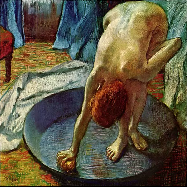 Woman in a Tub, 1886. Artist: Edgar Degas