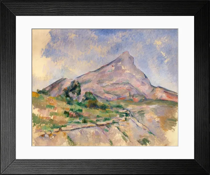 Framed Print : Mont Sainte-Victoire, 1897-1898. Artist: Paul Cezanne Framed Print : Mont Sainte-Victoire, 1897-1898. Artist: Paul Cezanne