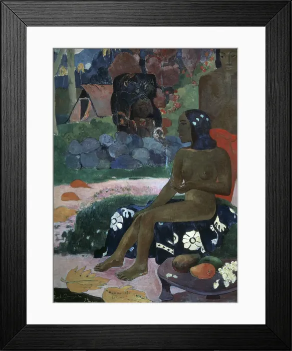 Framed Print : Vairaumati Tei Oa (Her Name is Vairaumati), 1892. Artist: Paul Gauguin Framed Print : Vairaumati Tei Oa (Her Name is Vairaumati), 1892. Artist: Paul Gauguin